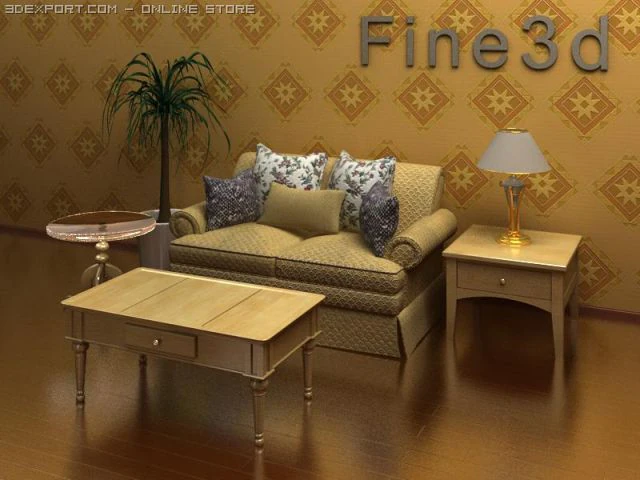 antique08018 3D Model .c4d .max .obj .3ds .fbx .stl .blend