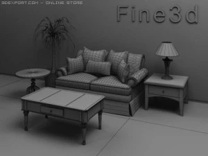 antique08018 3D Model