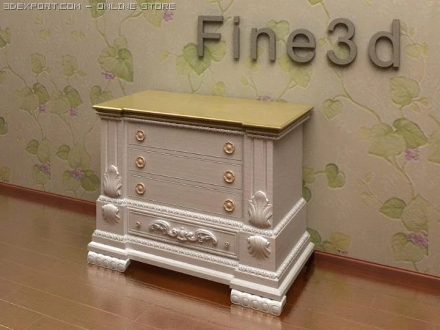 antique08005 3D Model .c4d .max .obj .3ds .fbx .stl .blend 