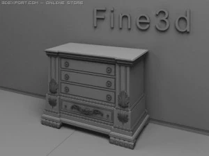 antique08005 3D Model
