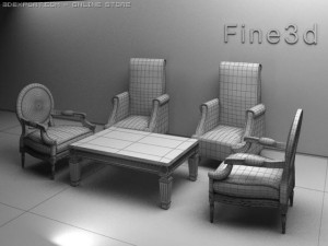 antique08010 Modelo 3D