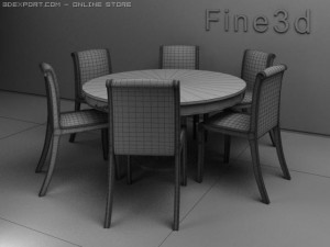 antique08021 Modello 3D