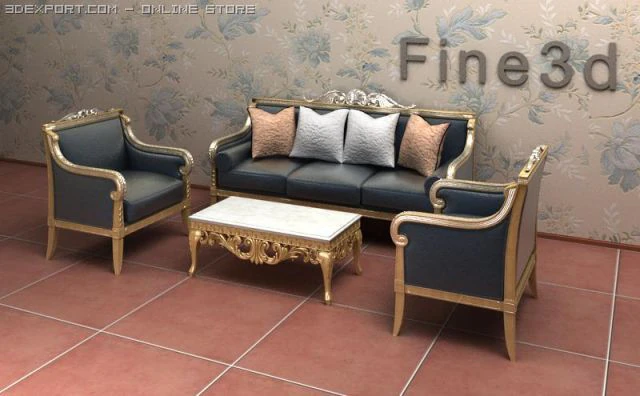 antique09003 3D Model .c4d .max .obj .3ds .fbx .stl .blend 