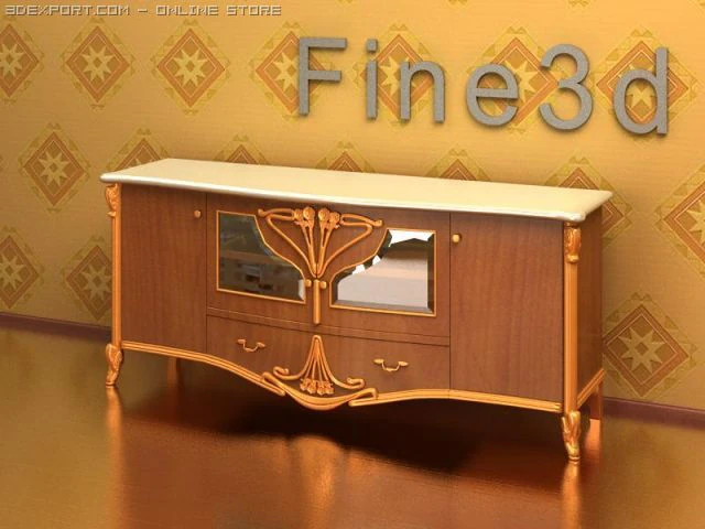 antique09089 3D Model .c4d .max .obj .3ds .fbx .stl .blend