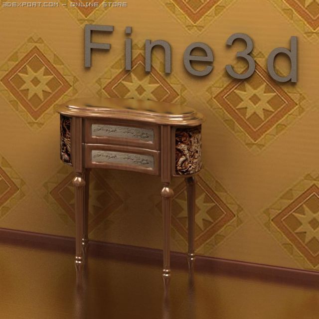 antique09006 3D Model .c4d .max .obj .3ds .fbx .stl .blend