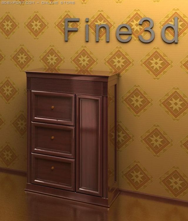 antique09008 3D Model .c4d .max .obj .3ds .fbx .stl .blend 