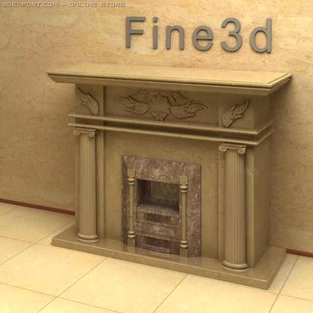 antique09017 3Dモデル .c4d .max .obj .3ds .fbx .stl .blend 