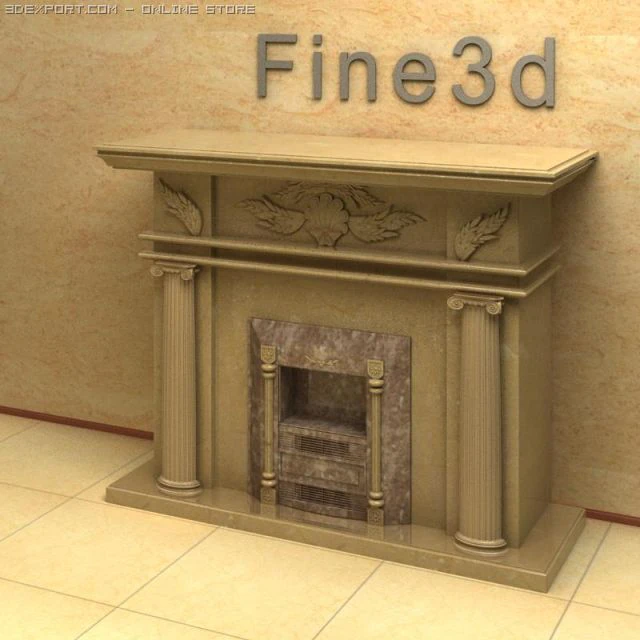 antique09017 3D Model .c4d .max .obj .3ds .fbx .stl .blend 