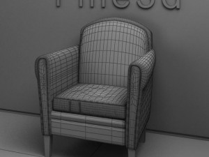 antique09023sofa 3D Model