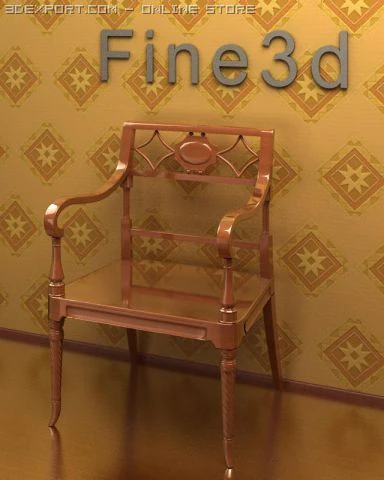 antique09024 3D Model .c4d .max .obj .3ds .fbx .stl .blend 