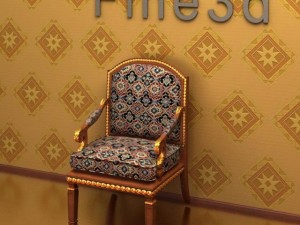 antiquechair090341410 Modello 3D