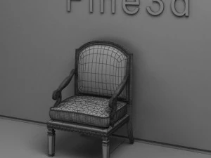 antiquechair090341410 3D Model