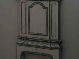 antiquefireplace090330101 3D Model