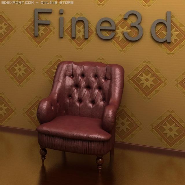 antiquesofa090270302 3D Model .c4d .max .obj .3ds .fbx .stl .blend 