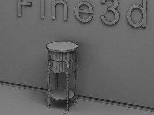 antiquetable090310101 Modèle 3D