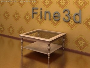 antiquetable090360101 3D Model