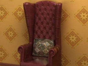antiquechair090410603 3D Model