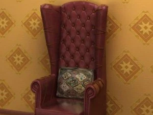 antiker Stuhl090410603 3D Modell