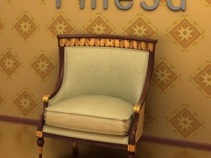 antiquechair090460203 3D Model