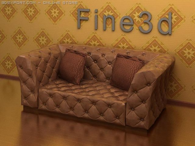 antiquesofa090431709 3D Modell .c4d .max .obj .3ds .fbx .stl .blend 