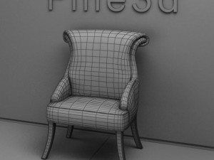 antique09062chair 3D Model