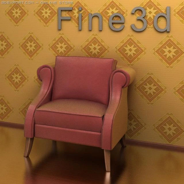 antique09064sofa 3D Model .c4d .max .obj .3ds .fbx .stl .blend 