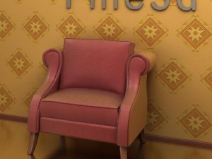 antique09064sofa 3D-Modell