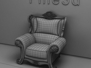 antique09065sofa Modelo 3D