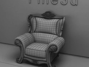 antique09065sofa 3D Model