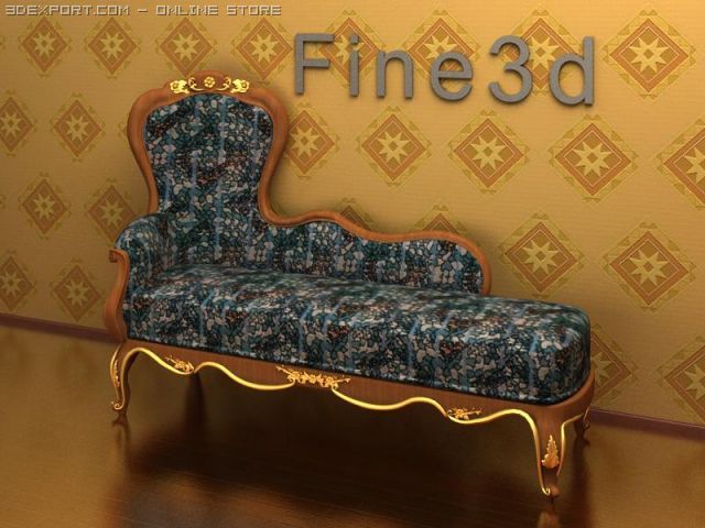 antique09069chair 3D 模型 .c4d .max .obj .3ds .fbx .stl .blend 