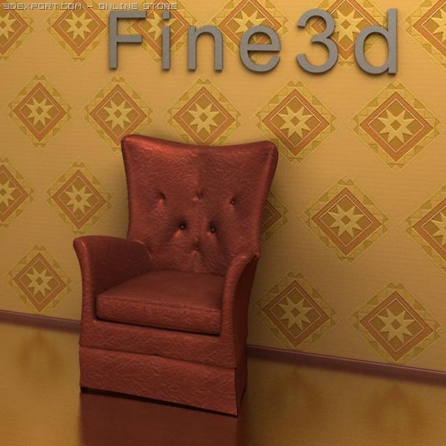 antique09070sofa 3D Model .c4d .max .obj .3ds .fbx .stl .blend 