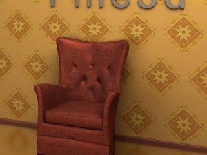 antique09070sofa 3D Model