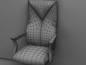 antique09080chair Model 3D