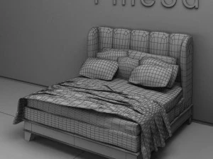 antique09083bed 3D Model