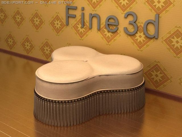 antique09071stool Model 3D .c4d .max .obj .3ds .fbx .stl .blend 