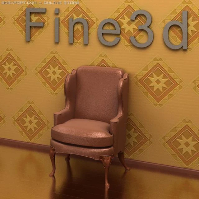 antique09085sofa 3D Model .c4d .max .obj .3ds .fbx .stl .blend 