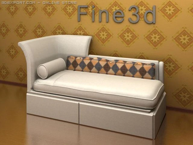 antique09087chair 3D Model .c4d .max .obj .3ds .fbx .stl .blend 