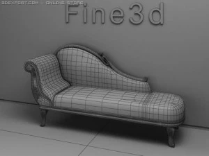 antique0993chair 3D Model