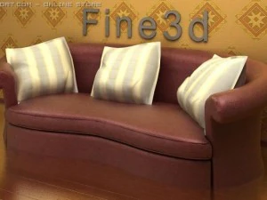 古董09098沙发 3D 模型