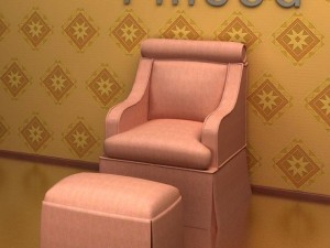 antique09099sofa Modèle 3D