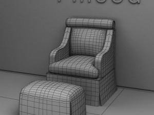 antique09099sofa 3Dモデル