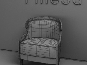 antique090103sofa 3D 模型