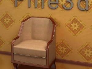 antique090104sofa 3D Model