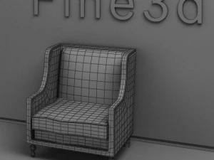 antique090105sofa 3D Model
