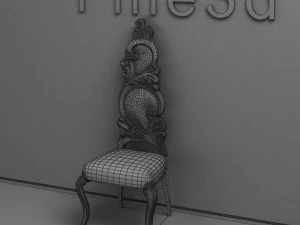 antique08035chair 3D Model