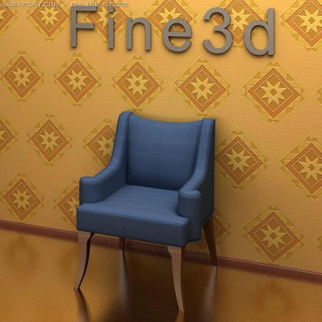 sofa antik08039 Model 3D .c4d .max .obj .3ds .fbx .stl .blend