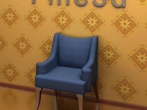 antique08039sofa 3D Model