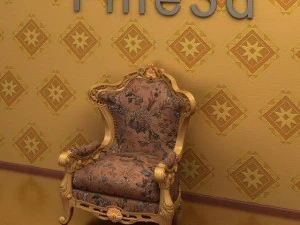 antique08038sofa 3D Model