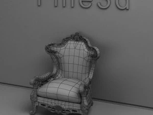 antique08038sofa 3D Model