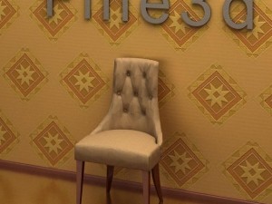 antique08040chair 3D Model